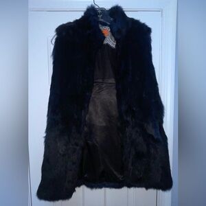 Rabbit fur vest